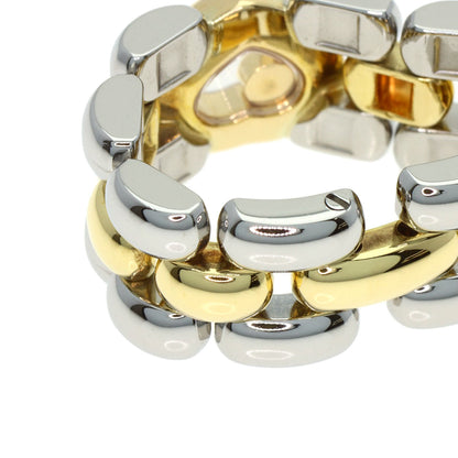 Chopard Happy Diamond Heart Ring K18 Yellow Gold Stainless SteelLadies [Used]