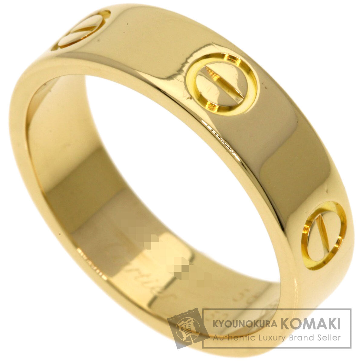 CARTIER love ring #56 Ring K18 Yellow Gold Ladies [Used]