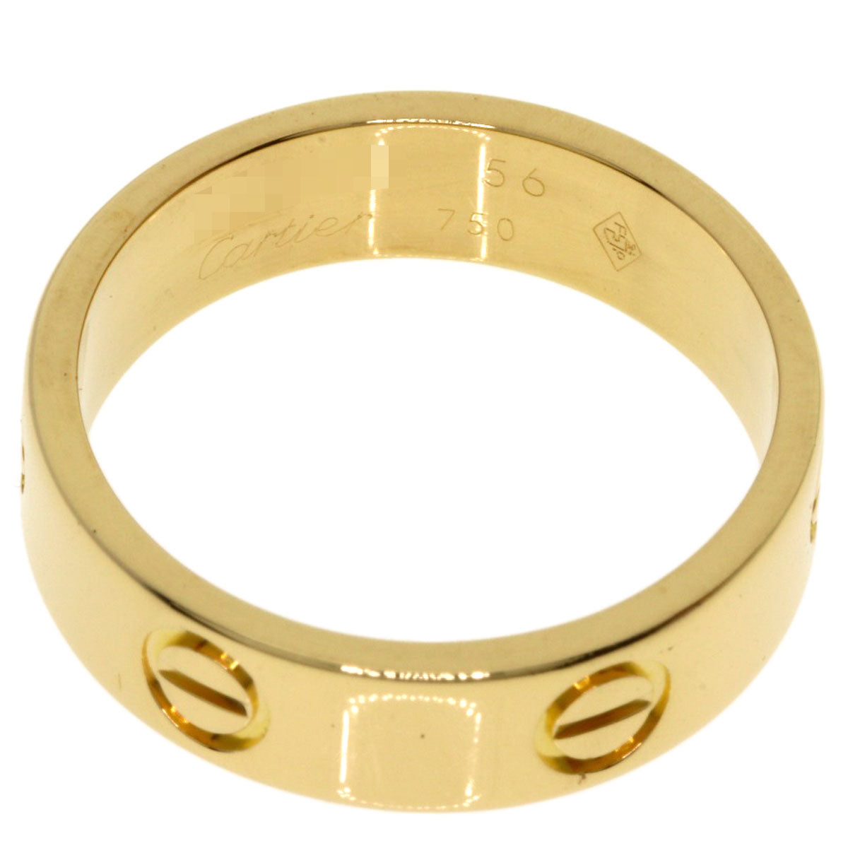 CARTIER love ring #56 Ring K18 Yellow Gold Ladies [Used]