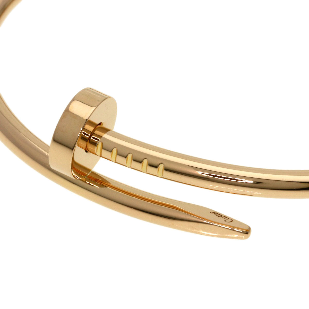 CARTIER Juste Uncre Classic LM #16 Bracelet K18 Pink Gold Ladies [Used]