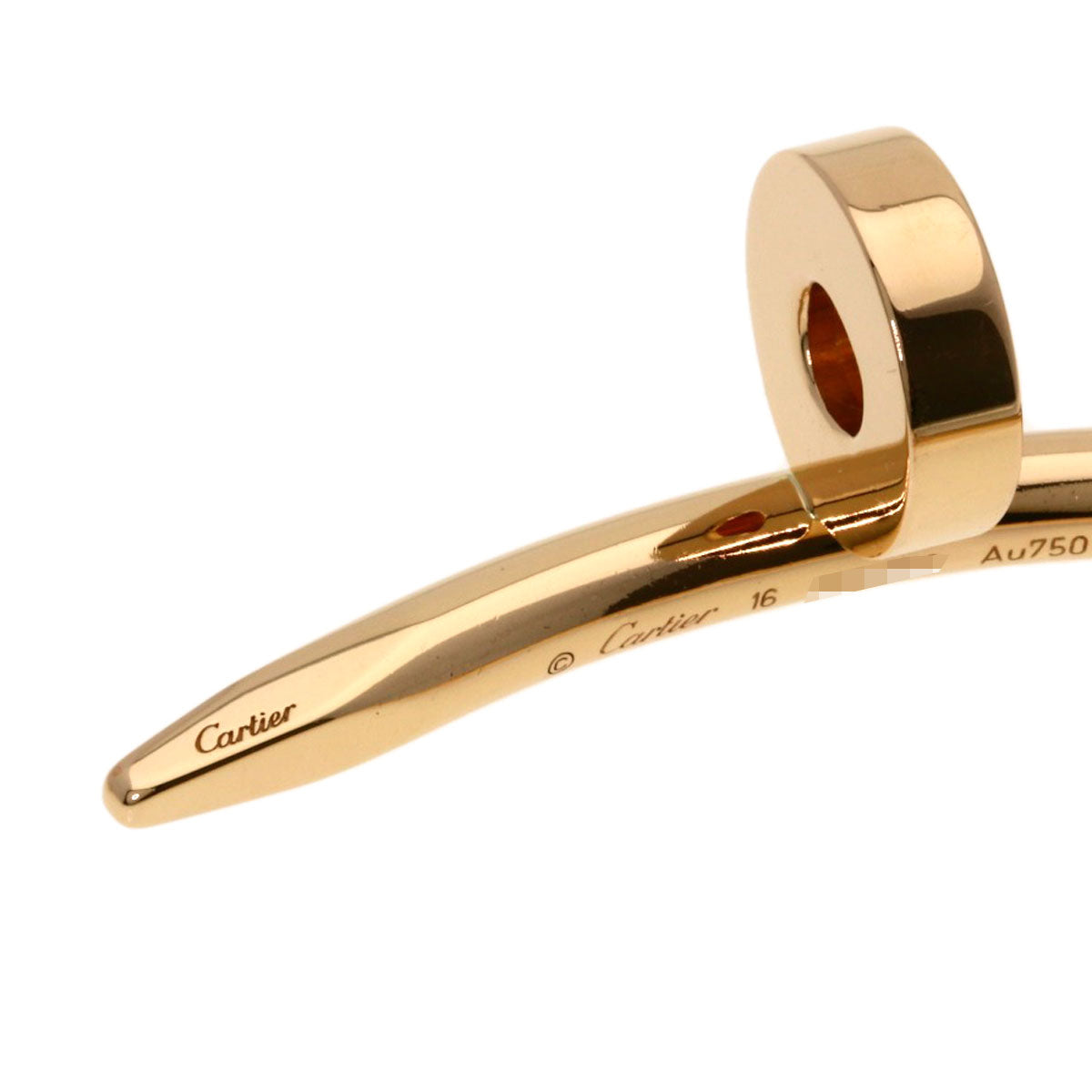 CARTIER Juste Uncre Classic LM #16 Bracelet K18 Pink Gold Ladies [Used]