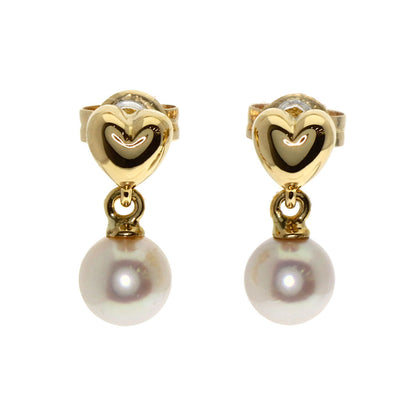 TASAKI Pearl Pearl earring K18 Yellow Gold Ladies [Used]