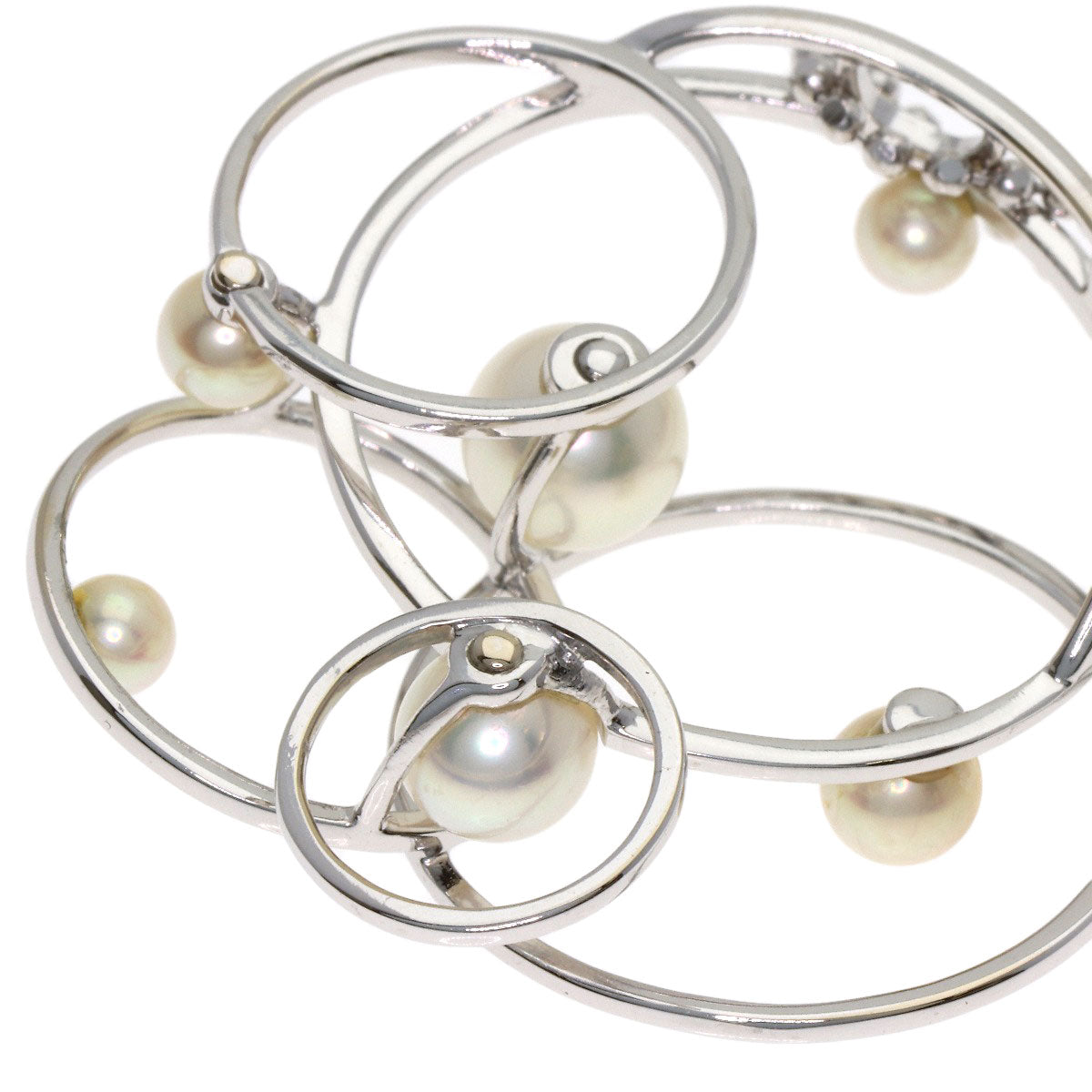 TASAKI Enima Pearl Pearl Necklace K18 White Gold Ladies [Used]