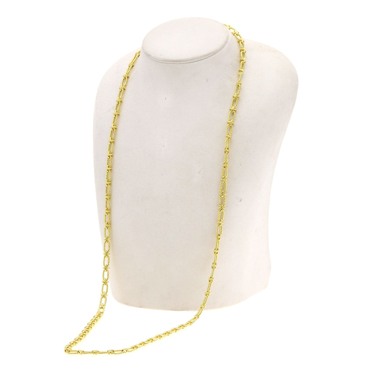 TIFFANY&Co. Vintage Long Chain 31.9" Necklace K18 Yellow Gold Ladies [Used]
