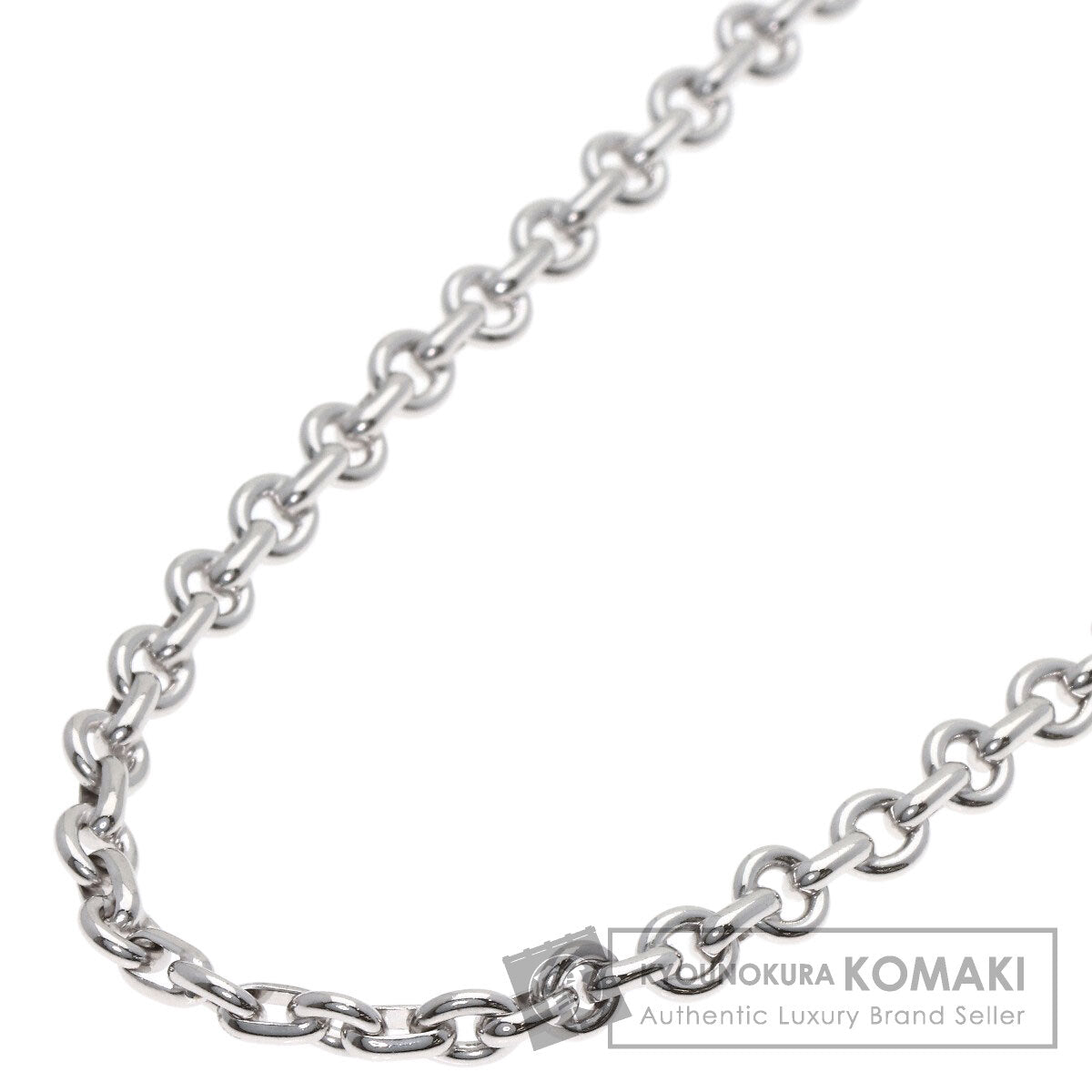 Chaumet Roll Chain 15.9" Necklace K18 White Gold Ladies [Used]