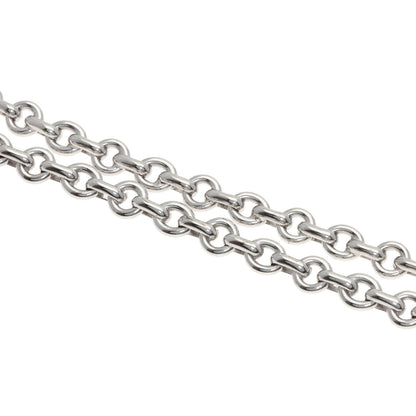 Chaumet Roll Chain 15.9" Necklace K18 White Gold Ladies [Used]