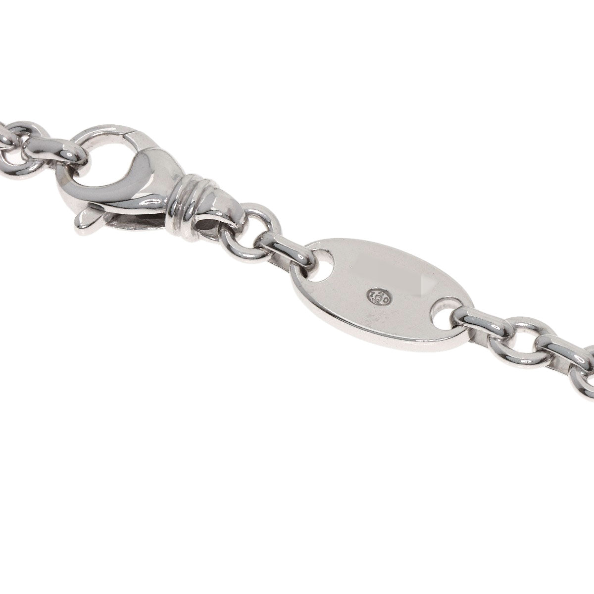 Chaumet Roll Chain 15.9" Necklace K18 White Gold Ladies [Used]