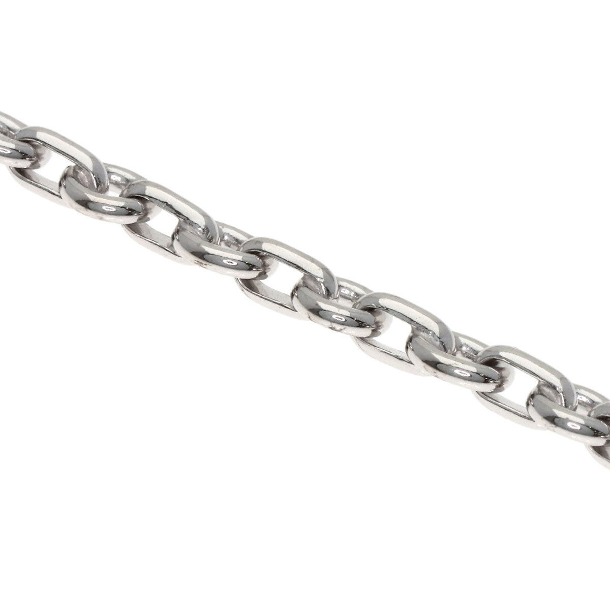 Chaumet Roll Chain 15.9" Necklace K18 White Gold Ladies [Used]