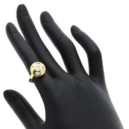 CARTIER Pasha White Shell #49 Ring K18 Yellow Gold Ladies [Used]