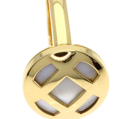 CARTIER Pasha White Shell #49 Ring K18 Yellow Gold Ladies [Used]