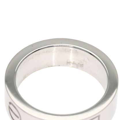 CARTIER Love Ring 1P Diamond 2006 Christmas Limited #47 Ring K18 White Gold Ladies [Used]