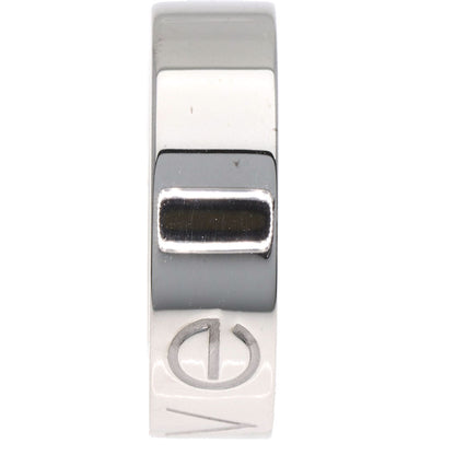 CARTIER Love Ring 1P Diamond 2006 Christmas Limited #47 Ring K18 White Gold Ladies [Used]