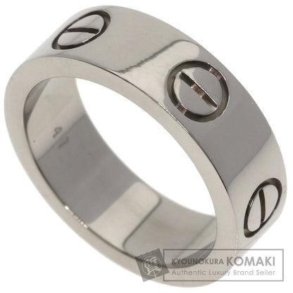 CARTIER love ring #47 Ring K18 White Gold Ladies [Used]