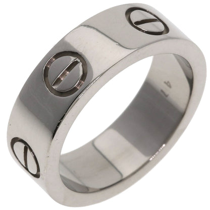 CARTIER love ring #47 Ring K18 White Gold Ladies [Used]