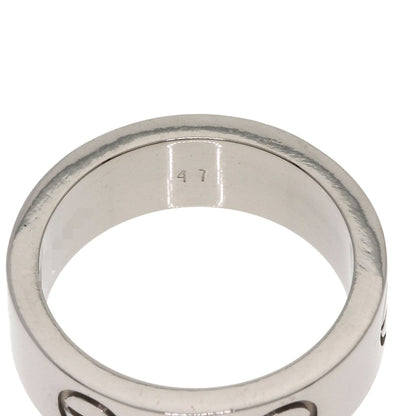 CARTIER love ring #47 Ring K18 White Gold Ladies [Used]