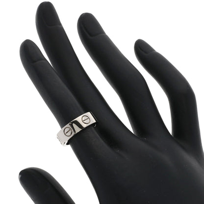 CARTIER love ring #47 Ring K18 White Gold Ladies [Used]