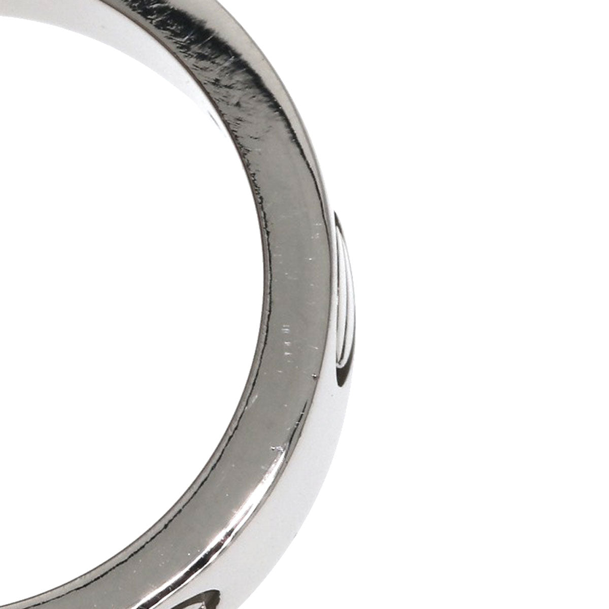 CARTIER love ring #47 Ring K18 White Gold Ladies [Used]