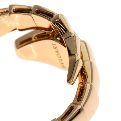 BVLGARI Serpenti Viper Diamond XXL Ring K18 Pink Gold Ladies [Used]