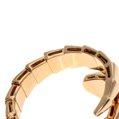 BVLGARI Serpenti Viper Diamond XXL Ring K18 Pink Gold Ladies [Used]