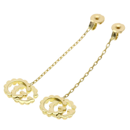 GUCCI Multi-stone Double G earring K18 Yellow Gold Ladies [Used]