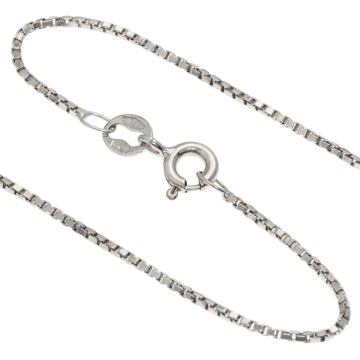 Diamond Necklace K18 White Gold 17.1g　Ladies