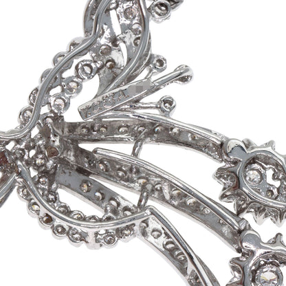 Diamond Necklace K18 White Gold 17.1g　Ladies