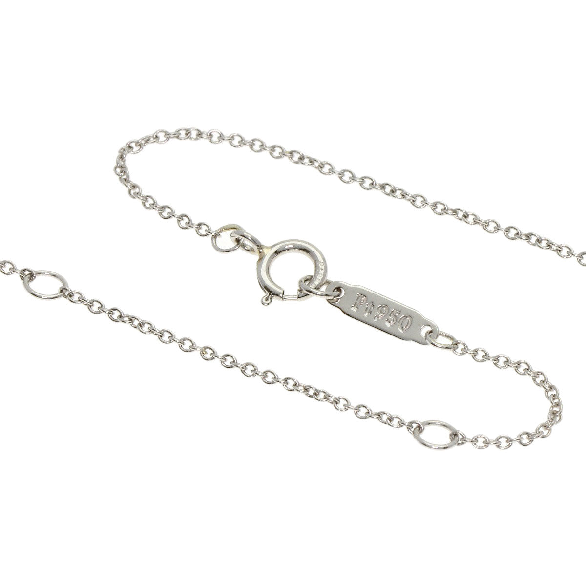 TIFFANY&Co. Sentimental Heart Ruby Diamond Necklace Platinum PT950 Ladies [Used]