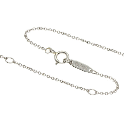TIFFANY&Co. Sentimental Heart Ruby Diamond Necklace Platinum PT950 Ladies [Used]