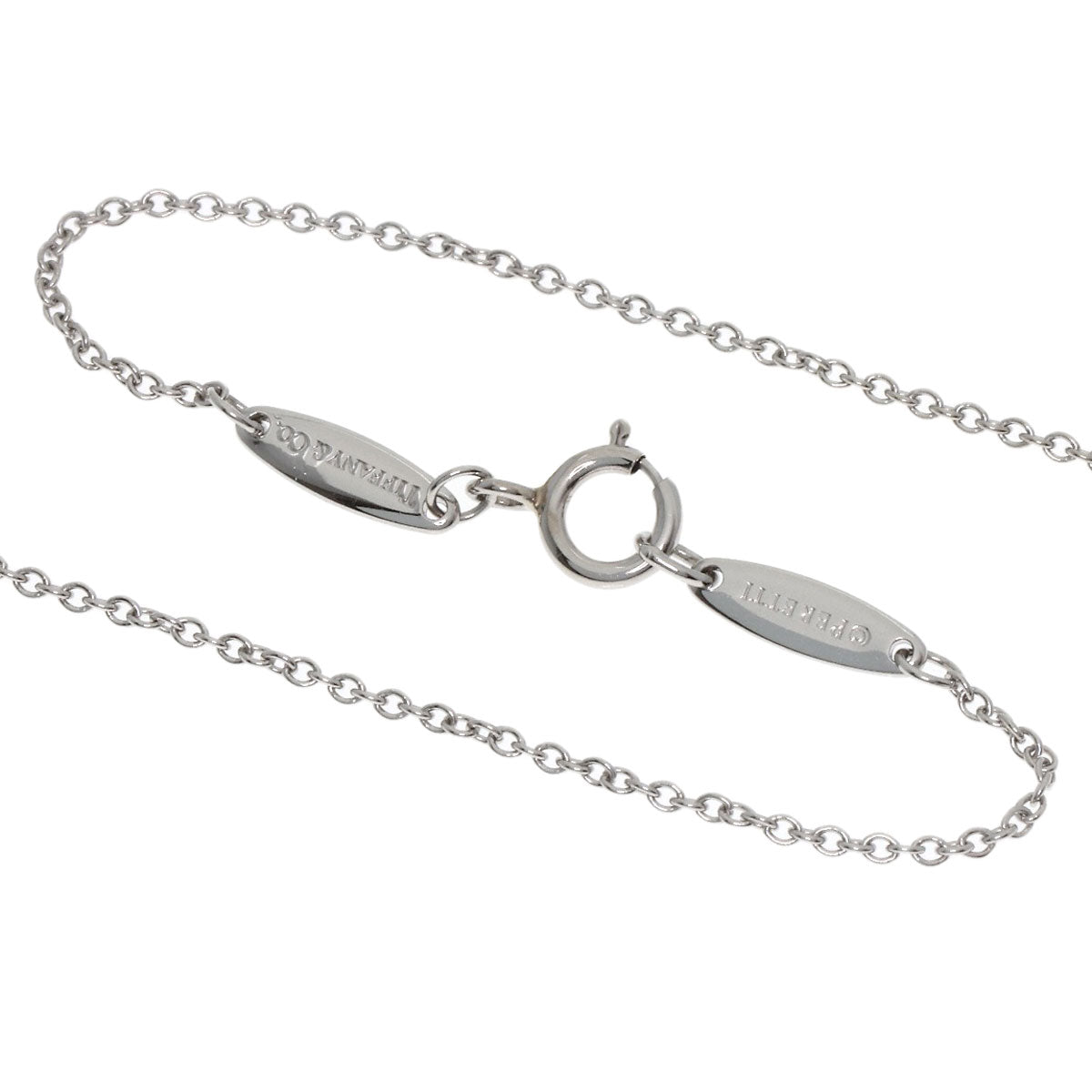 TIFFANY&Co. By The Yard Diamond Necklace Platinum PT950 Ladies [Used]