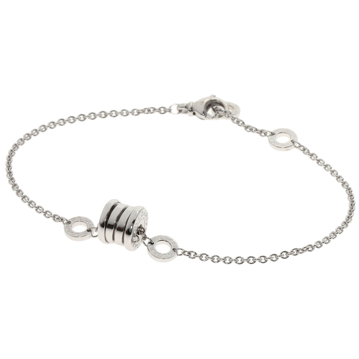 BVLGARI B.zero1 element Bracelet K18 White Gold Ladies [Used]