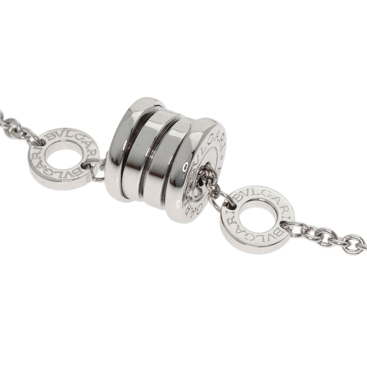 BVLGARI B.zero1 element Bracelet K18 White Gold Ladies [Used]