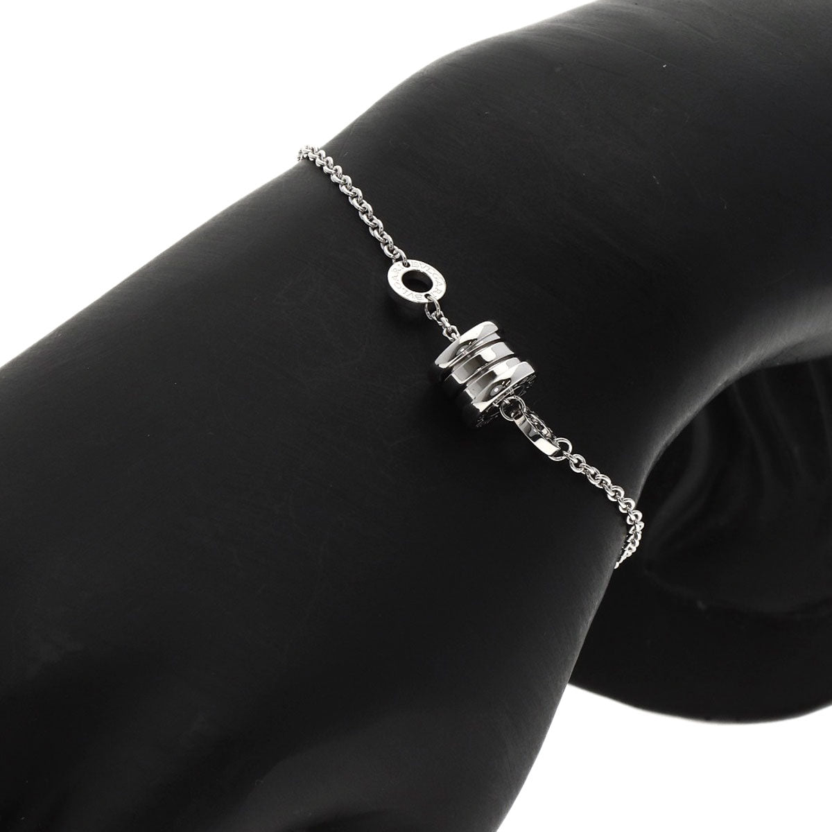 BVLGARI B.zero1 element Bracelet K18 White Gold Ladies [Used]