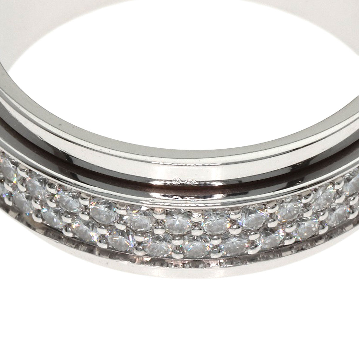 PIAGET Possession Full Eternity Diamond #58 Ring K18 White Gold Ladies [Used]