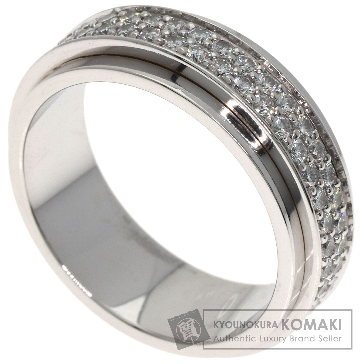 PIAGET Possession Full Eternity Diamond #58 Ring K18 White Gold Ladies [Used]