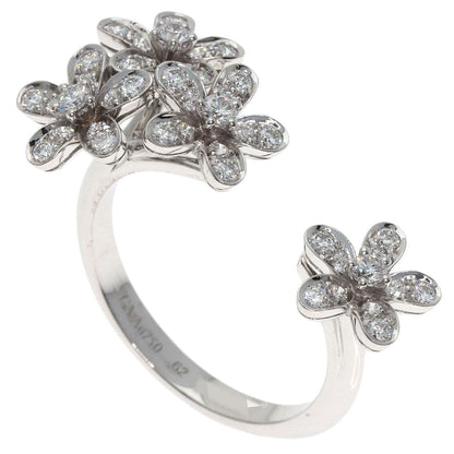 Van Cleef & Arpels Socrates Entreredore Diamond #62 Ring K18 White Gold Ladies [Used]