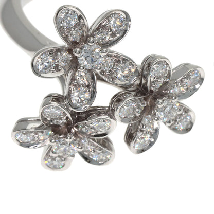 Van Cleef & Arpels Socrates Entreredore Diamond #62 Ring K18 White Gold Ladies [Used]