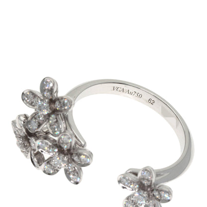 Van Cleef & Arpels Socrates Entreredore Diamond #62 Ring K18 White Gold Ladies [Used]