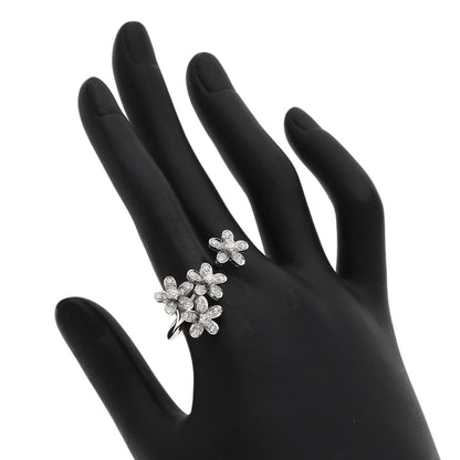 Van Cleef & Arpels Socrates Entreredore Diamond #62 Ring K18 White Gold Ladies [Used]