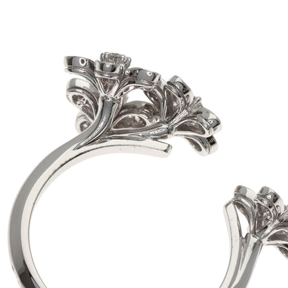 Van Cleef & Arpels Socrates Entreredore Diamond #62 Ring K18 White Gold Ladies [Used]