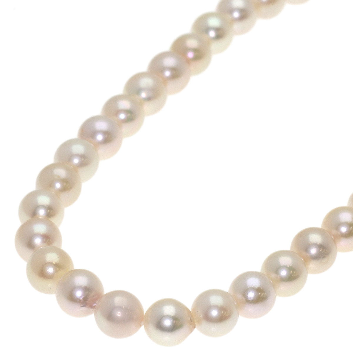 Akoya pearl Pearl Necklace Silver 28.2g　Ladies