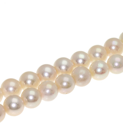 Akoya pearl Pearl Necklace Silver 28.2g　Ladies