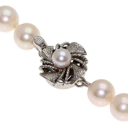 Akoya pearl Pearl Necklace Silver 28.2g　Ladies