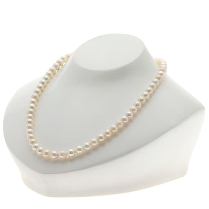 Akoya pearl Pearl Necklace Silver 28.2g　Ladies