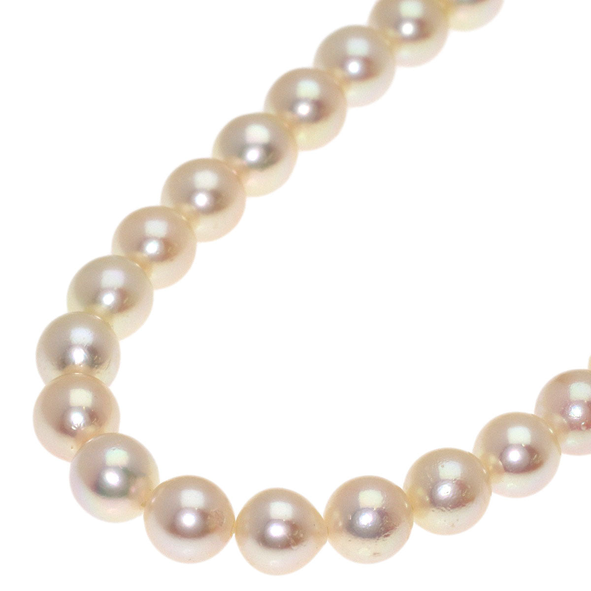 Akoya pearl Pearl Necklace Silver 24.3g　Ladies