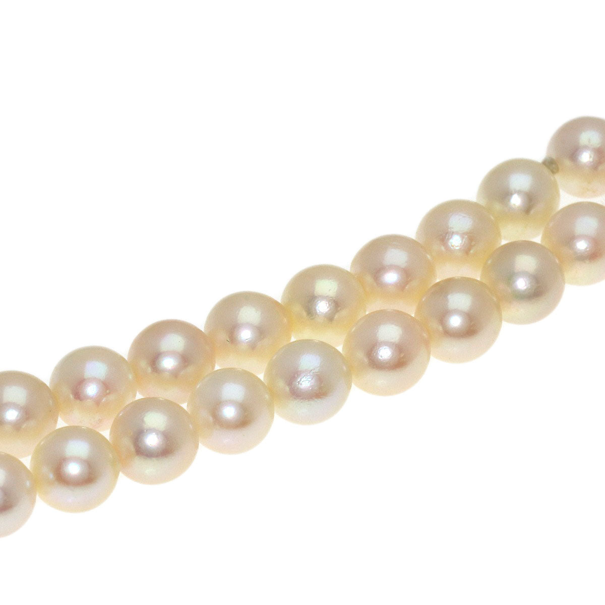 Akoya pearl Pearl Necklace Silver 24.3g　Ladies