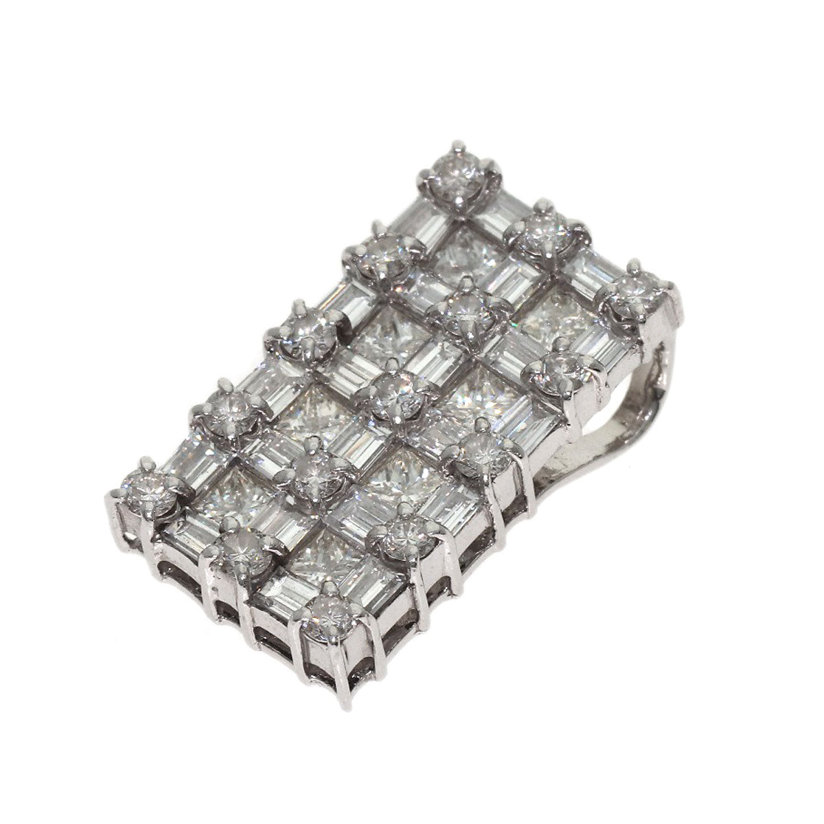 2ct Diamond Pendant top Platinum PT900 4.5g　Ladies