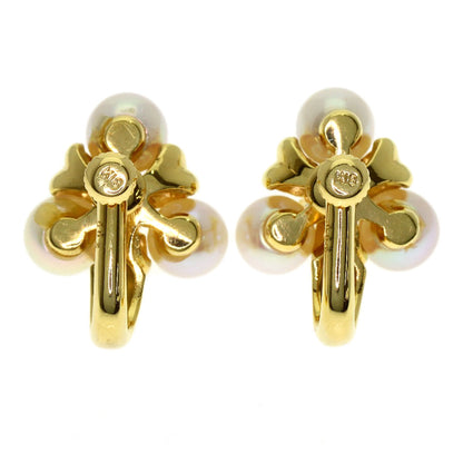 Akoya pearl Pearl Earring K18 Yellow Gold 6.9g　Ladies