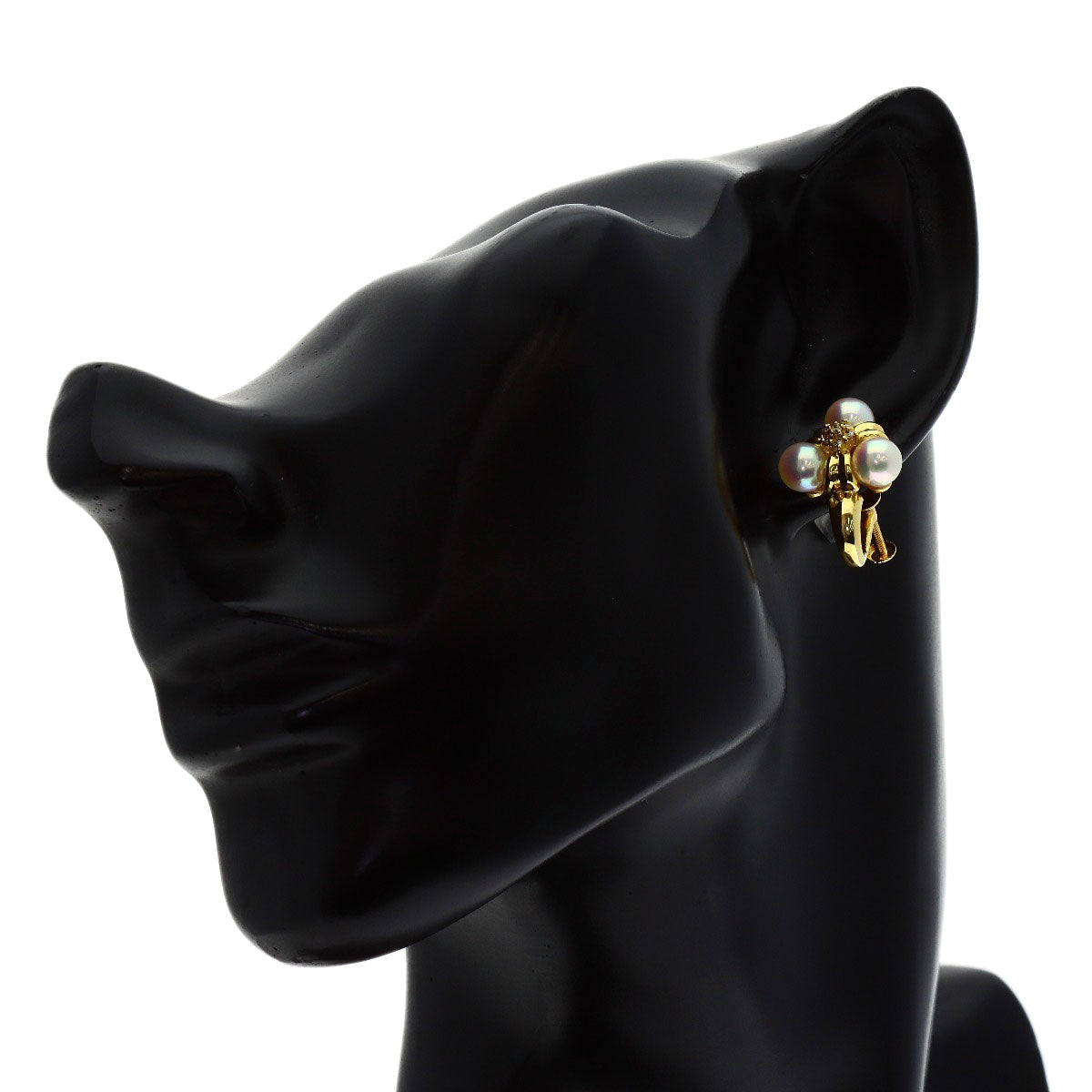 Akoya pearl Pearl Earring K18 Yellow Gold 6.9g　Ladies