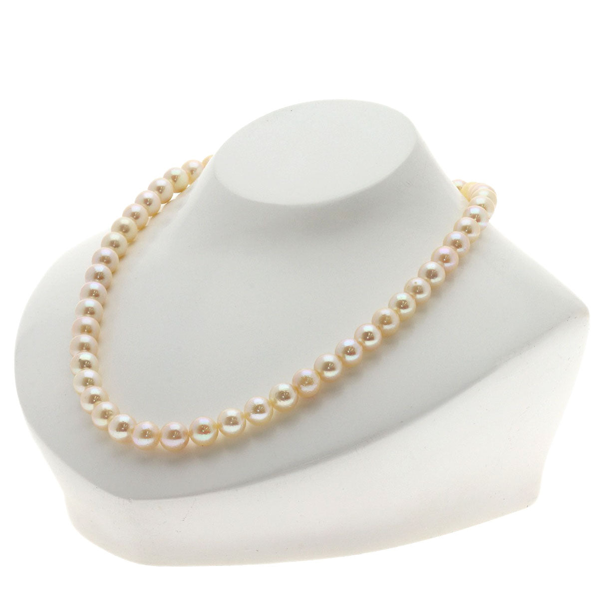 Akoya pearl Pearl Necklace Silver 41.4g　Ladies