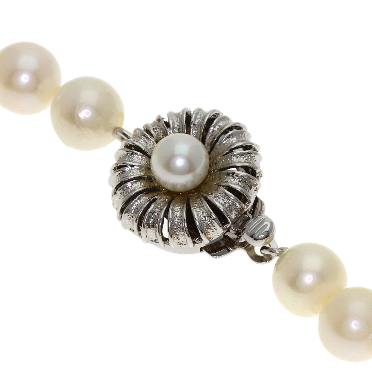 Akoya pearl Pearl Necklace Silver 33g　Ladies
